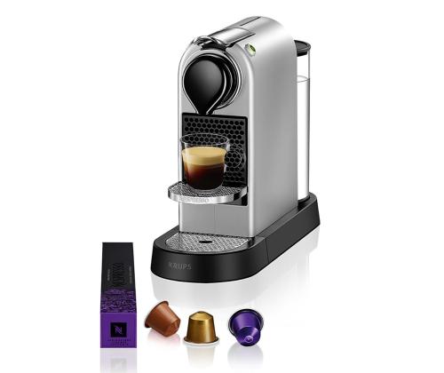 Krups Nespresso Citiz, hopea - Kapselikahvinkeitin