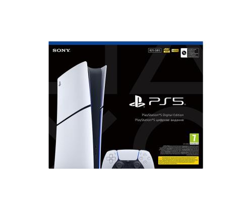 Sony PlayStation 5 Slim Digital, 825 Gt, valkoinen - Pelikonsoli