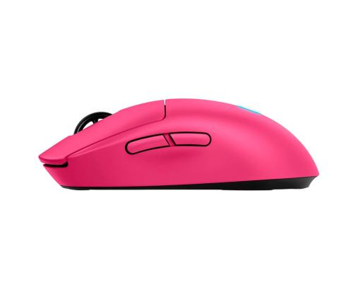Logitech Pro 2 Lightspeed, vaaleanpunainen - Langaton hiiri