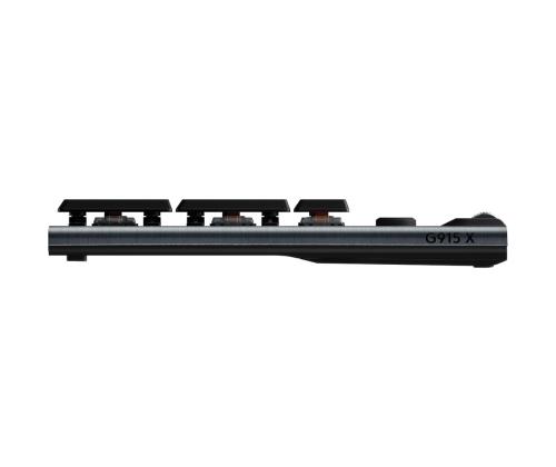 Logitech G915 X Lightspeed, taktiilinen, US, musta - Langaton näppäimistö