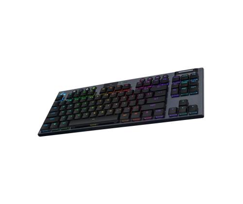 Logitech G915 X Lightspeed, TKL, taktiili, US, musta - Langaton näppäimistö