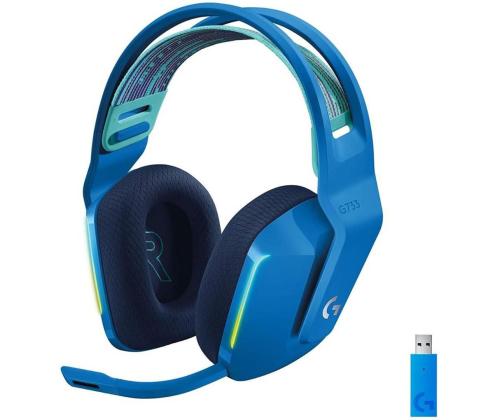 Logitech G733 LIGHTSPEED Wireless RGB, sininen - Langattomat kuulokkeet - Langattomat kuulokkeet
