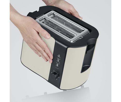 Severin, 800 W, beige - Paahdin