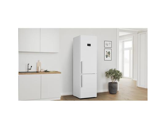 Bosch, NoFrost, 363 L, korkeus 203 cm, valkoinen - Jääkaappi