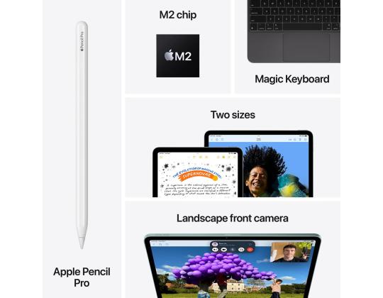 Apple iPad Air 13´´ (2024), M2, 512 Gt, Wi-Fi, sininen - Tabletti