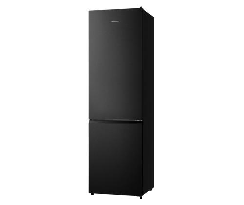 Hisense, NoFrost 336 L, korkeus 201 cm, musta - Jääkaappi ja pakastin