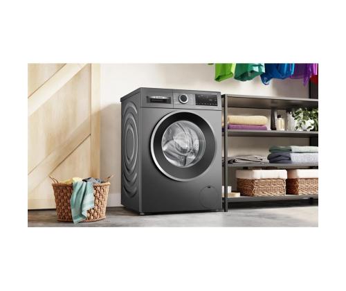 Bosch Series 6, 9 kg, syvyys 59 cm, 1400 kierrosta minuutissa, harmaa - Kannettava pesukone