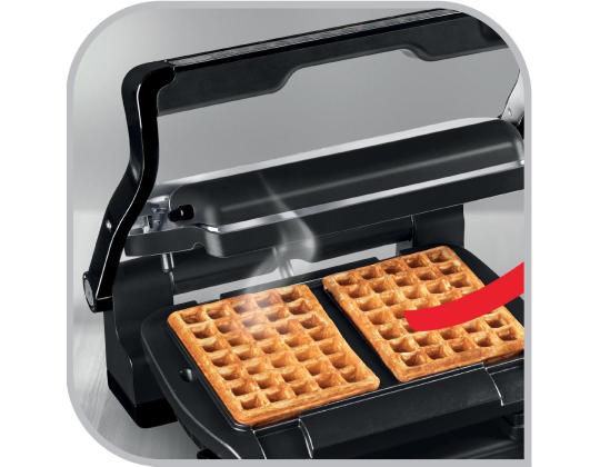 Tefal Optigrill, musta - Vohvelilautaset + kauha