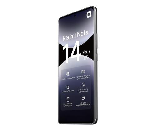 Xiaomi Redmi Note 14 Pro+ 5G, musta - Älypuhelin