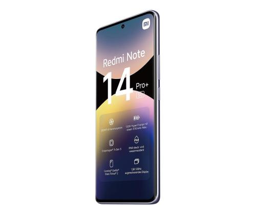 Xiaomi Redmi Note 14 Pro+ 5G, violetti - Älypuhelin
