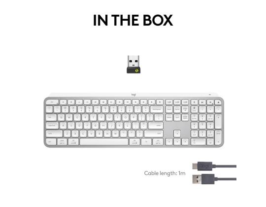 LOGITECH MX Keys S, US, harmaa - Langaton näppäimistö