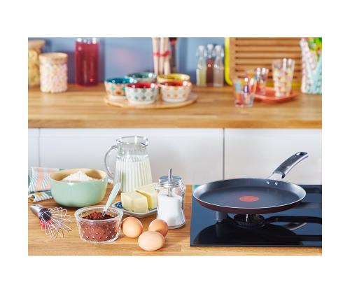 Tefal Simply Clean, 25 cm, musta - Pannukakkupannu