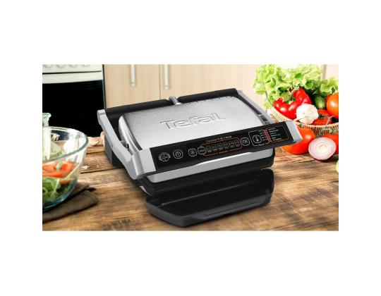 Tefal Optigrill+ Initial, 2000 W, ruostumaton teräs - Pöytägrilli