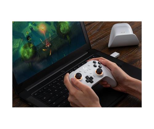 8BitDo Ultimate 2, valkoinen - Langaton konsoli