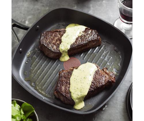 Tefal Simple Cook, 26 x 26 cm, musta - Grillipannu