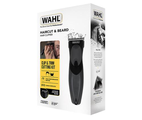 Wahl Haircut & Beard, musta - hiustenleikkuri