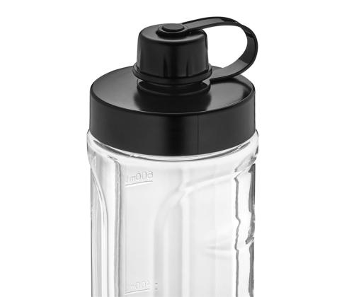 WMF Kitchenminis, Smoothie-to-go, 300 W, musta - Tehosekoittimet