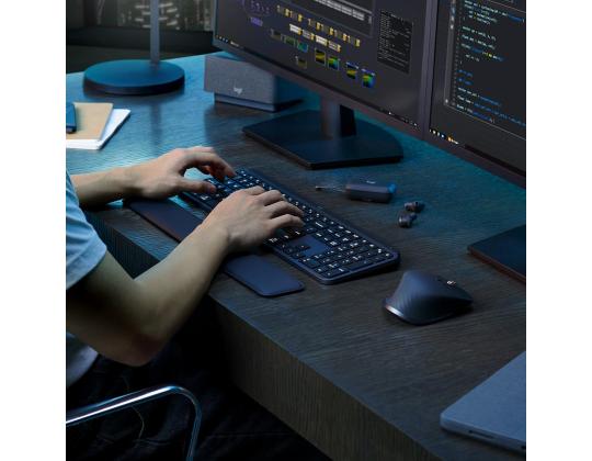 Logitech MX Keys S, US, musta - Langaton näppäimistö