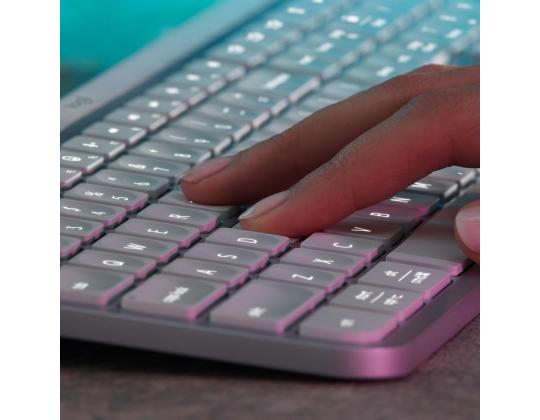 LOGITECH MX Keys S, US, harmaa - Langaton näppäimistö