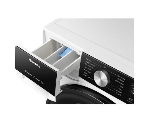 Hisense, 7 kg, syvyys 43,5 cm, 1200 rpm - Pesukone, jossa on lastauskapasiteetti
