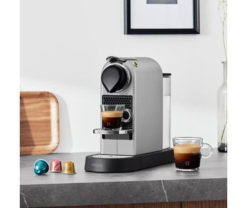 Krups Nespresso Citiz, hopea - Kapselikahvinkeitin