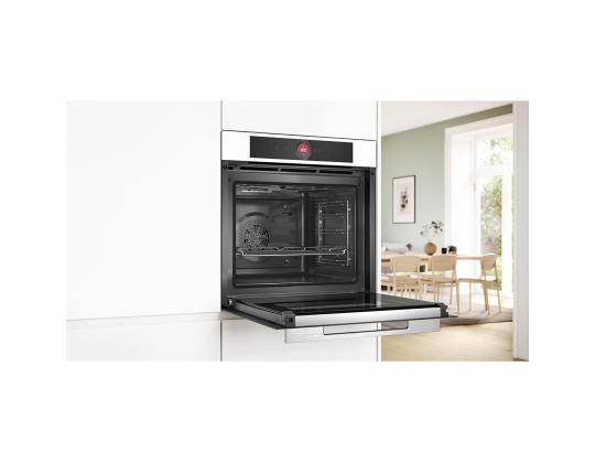 Bosch, Series 8, pyrolyyttinen puhdistus, 71 L, valkoinen - Integroitu uuni