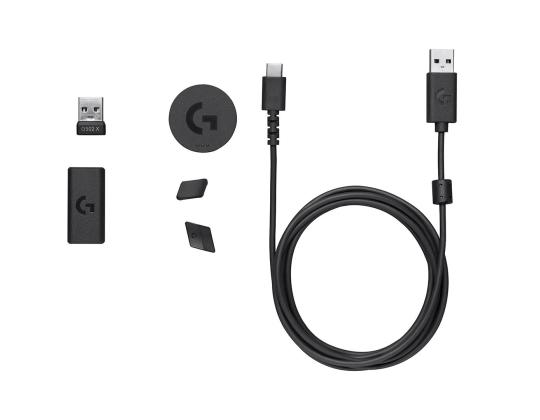 Logitech G502 X PLUS, musta - Langaton optinen hiiri