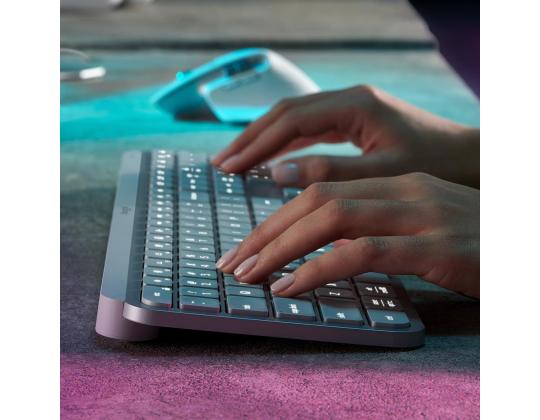 LOGITECH MX Keys S, US, harmaa - Langaton näppäimistö