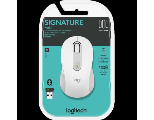 Langaton hiiri LOGITECH Signature M650, valkoinen