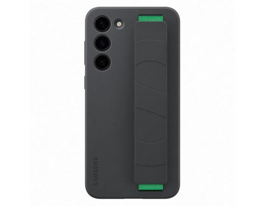 SAMSUNG Galaxy S23+, Silicone Grip Case, musta - Kotelo