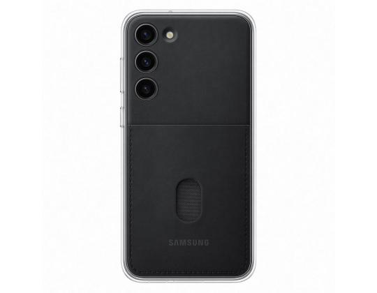 SAMSUNG kehyskuori, Galaxy S23+, musta - Älypuhelimen kotelo