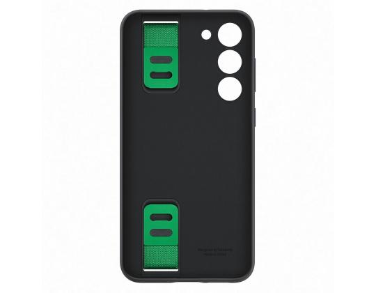 SAMSUNG Galaxy S23+, Silicone Grip Case, musta - Kotelo