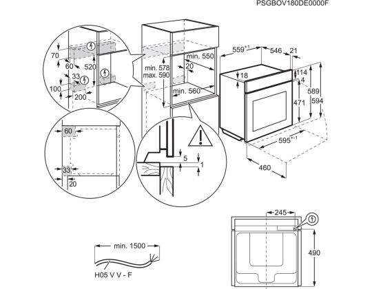 Integroitu höyryuuni ELECTROLUX