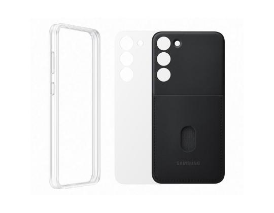 SAMSUNG kehyskuori, Galaxy S23+, musta - Älypuhelimen kotelo