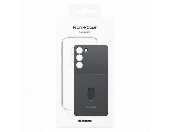SAMSUNG kehyskuori, Galaxy S23+, musta - Älypuhelimen kotelo