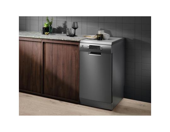 Electrolux 700 Slim, 10 astiasetti, ruostumaton teräs - Vapaasti seisova astianpesukone