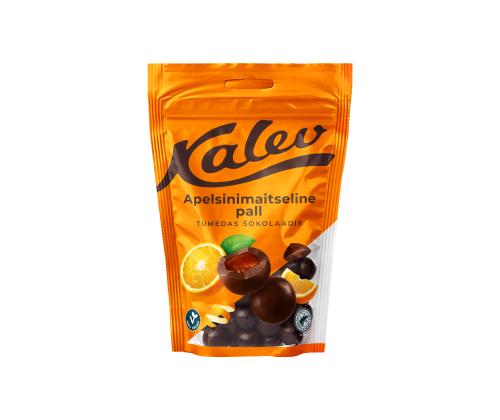 Suklaapalloja KALEV trooppinen seos maito- ja valkosuklaata 140g