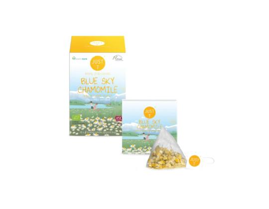 Yrttitee JUST T Blue Sky Chamomile Bio kamomillalla ja rautayrtillä 20 kpl