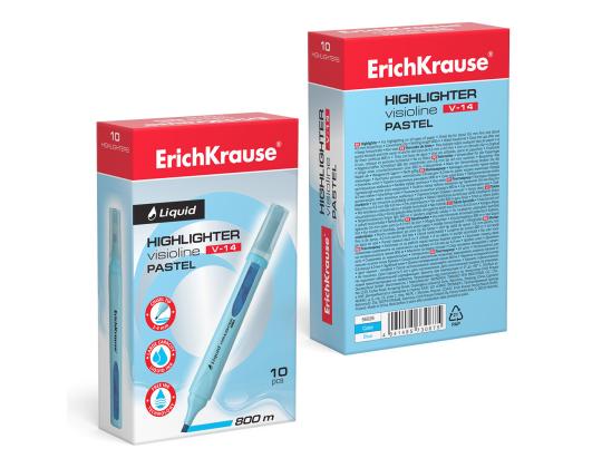 Tekstimerkki ERICH KRAUSE Liquid Visioline V-14, pastellinsininen