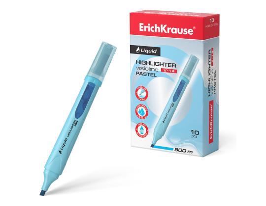 Tekstimerkki ERICH KRAUSE Liquid Visioline V-14, pastellinsininen