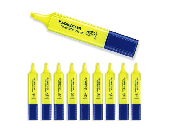 Tekstimerkki STAEDTLER 364 keltainen