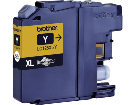Mustepatruuna BROTHER LC125 XL keltainen 1200 sivua