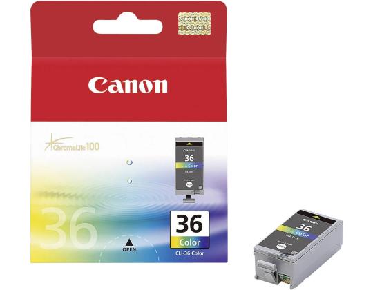 Mustesuihkukasetti Canon CLI-36 kolmiväri