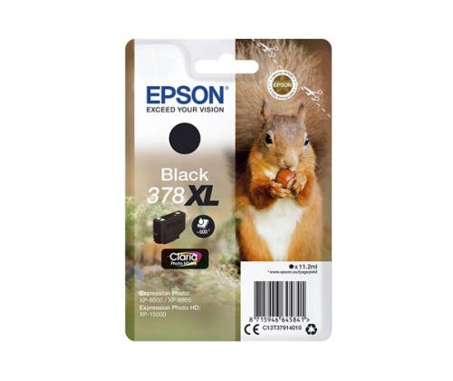 Mustekasetti Epson 378XL T379140 musta 500 sivua 11,2 ml Expression XP-8605 XP-8606 XP-8500 XP-8505, Expression Photo HD XP-15000