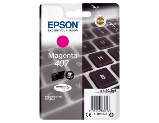 Mustepatruuna EPSON 407 (C13T07U340) punainen