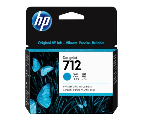 Mustekasetti HP 3ED67A nro 712 syaani 29ml - DesignJet Studio, T210, T230, T230, T250, T630, T650