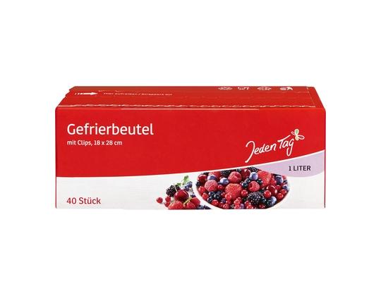 JEDEN TAG Pakastinpussit 1L 40kpl
