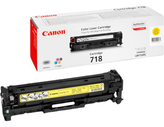 Värikasetti CANON 718 keltainen