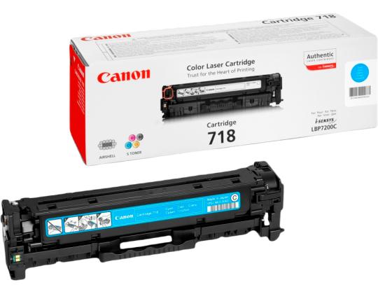 Värikasetti CANON 718 sininen (2900l)