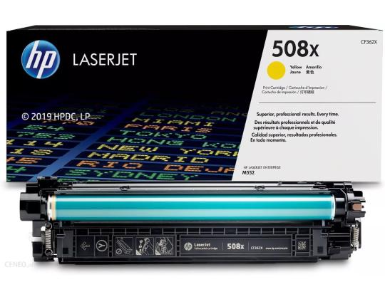 Värikasetti HP CF362X (508X) keltainen 9500 sivua